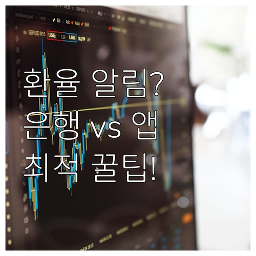 환율 자동 알림 설정 방법 은행 핀테..
