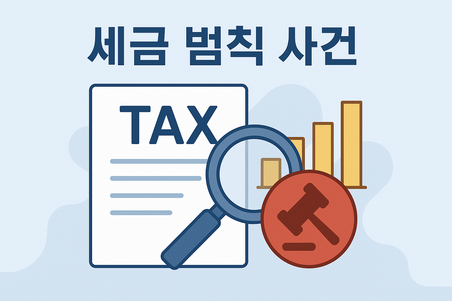 세금 범칙사건 사진