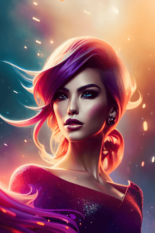 Playground AI로 생성한 그림(1) - 장엄한 여성