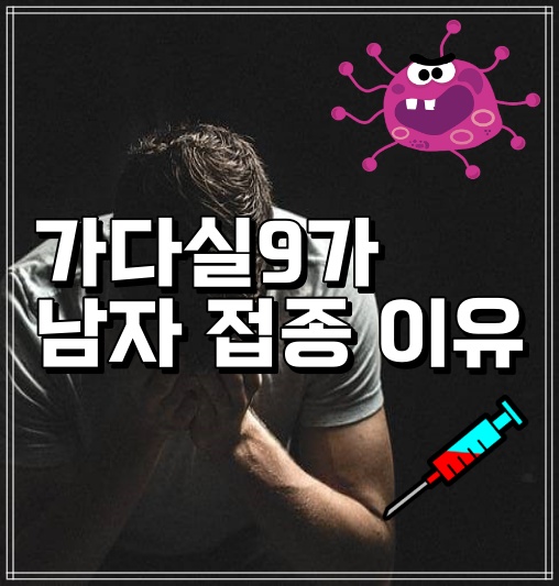 가다실9가 접종, 남자도 필요한 이유