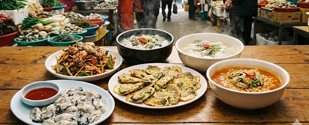 굴 요리