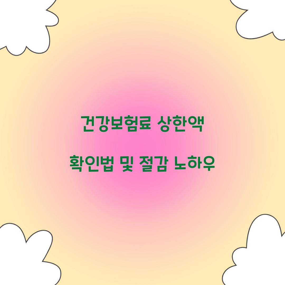 건강보험료 상한액
