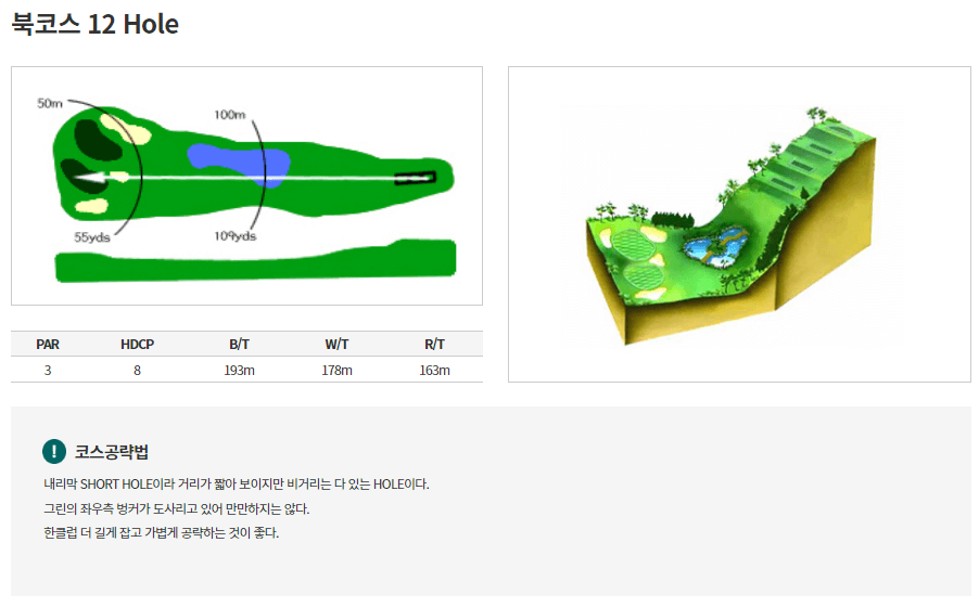 통도파인이스트 컨트리클럽 북코스 12