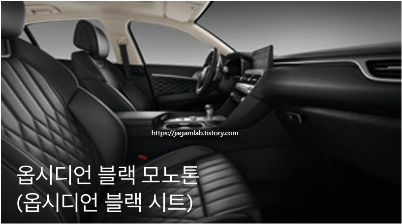 2026 G70 옵시디언 블랙 모노톤 내장 컬러 및 나파가죽 시트