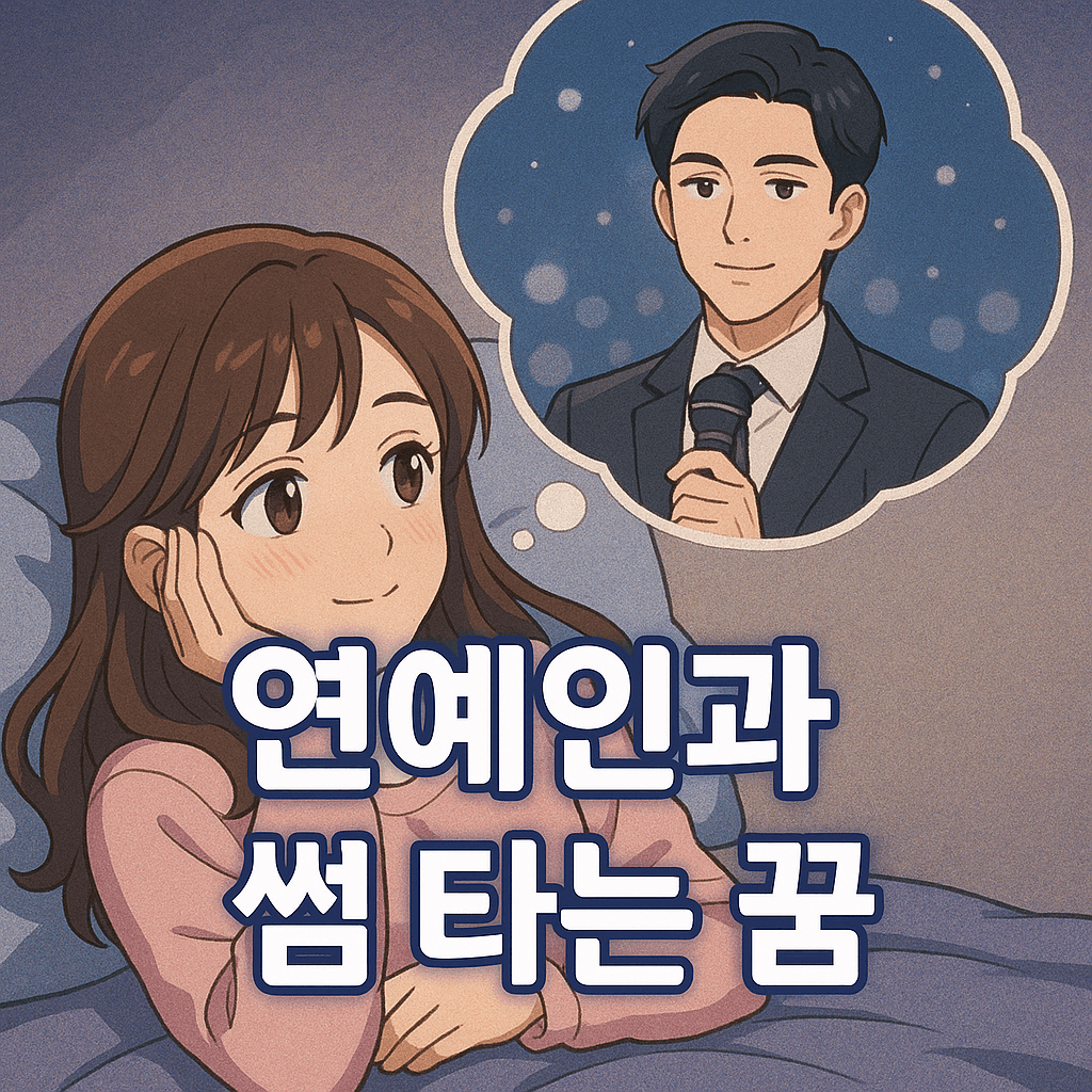 연예인과 썸 타는 꿈 해몽