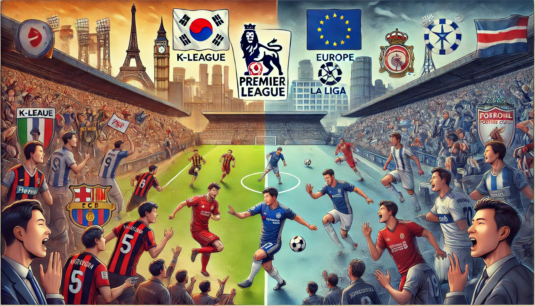 K리그와 유럽 리그, 어디가 더 재미있을까?