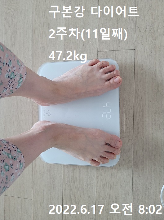구본강 다이어트