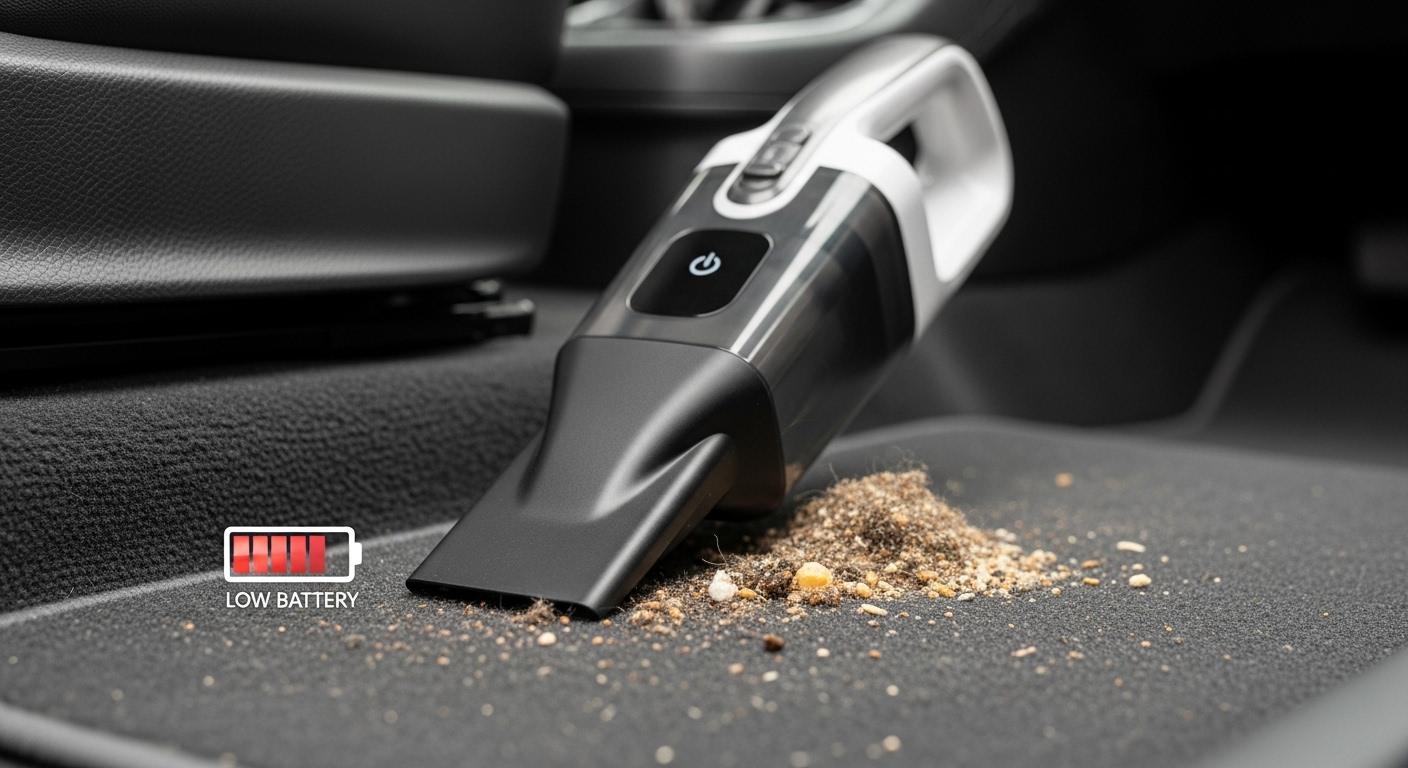 배터리 부족 차량용 청소기 내돈내산 후기