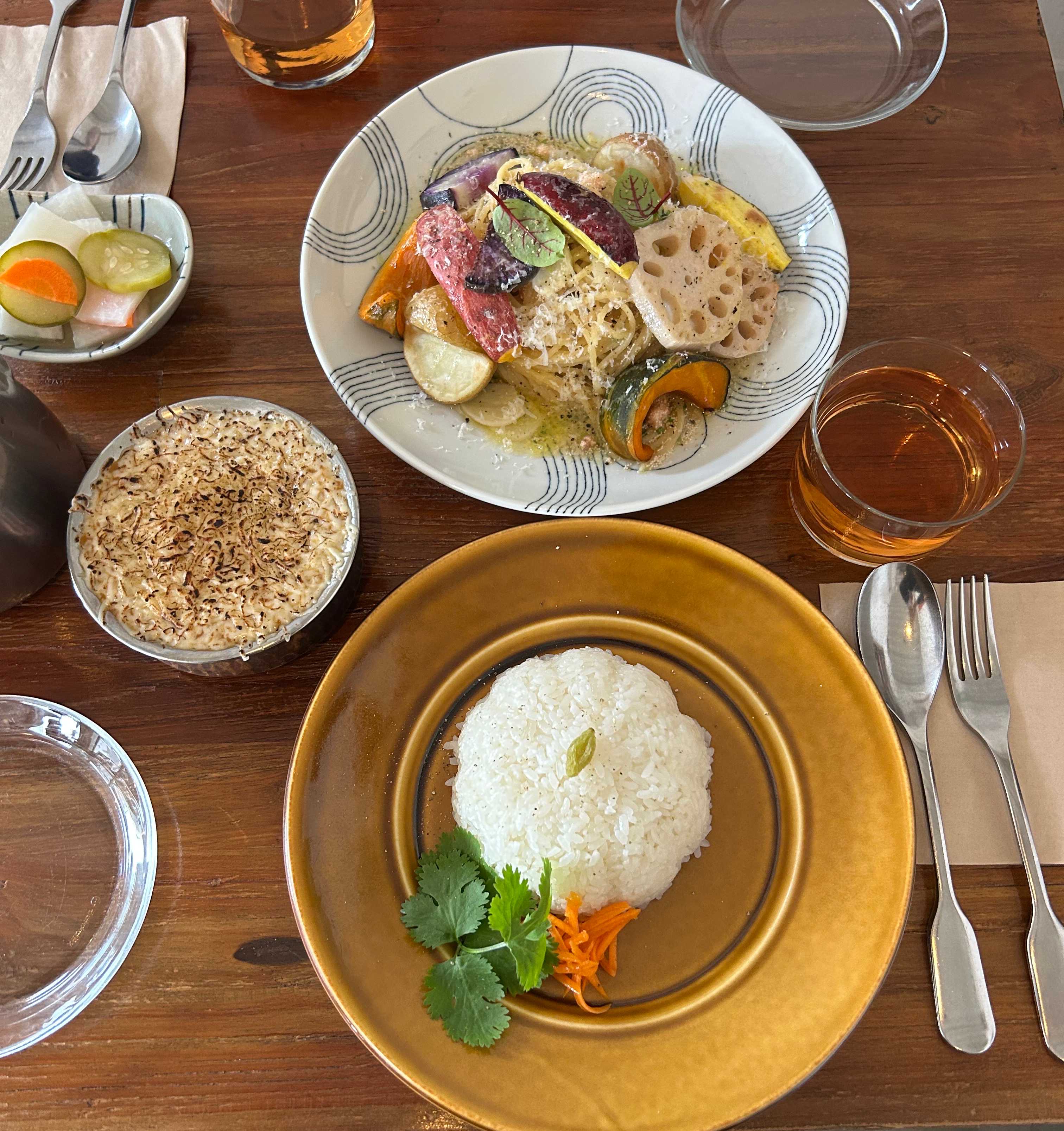 명란오일 파스타, 치킨 마살라 커리