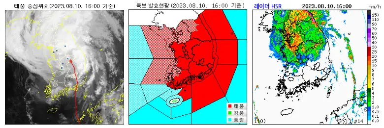 태풍 경로 안내도
