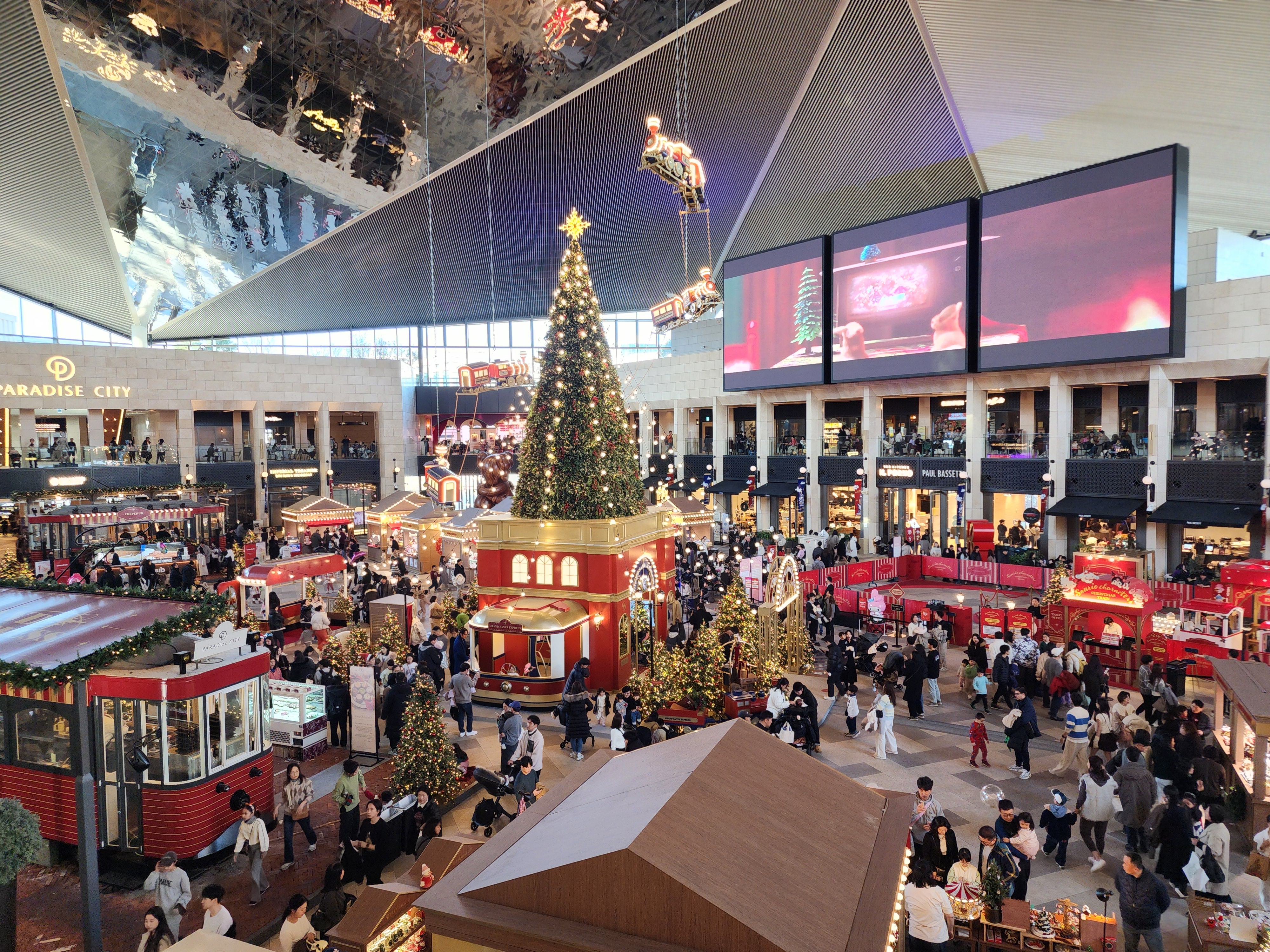 파라다이스시티 크리스마스 마켓 사진