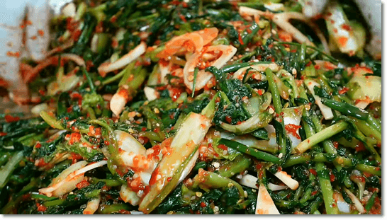 열무얼갈이김치