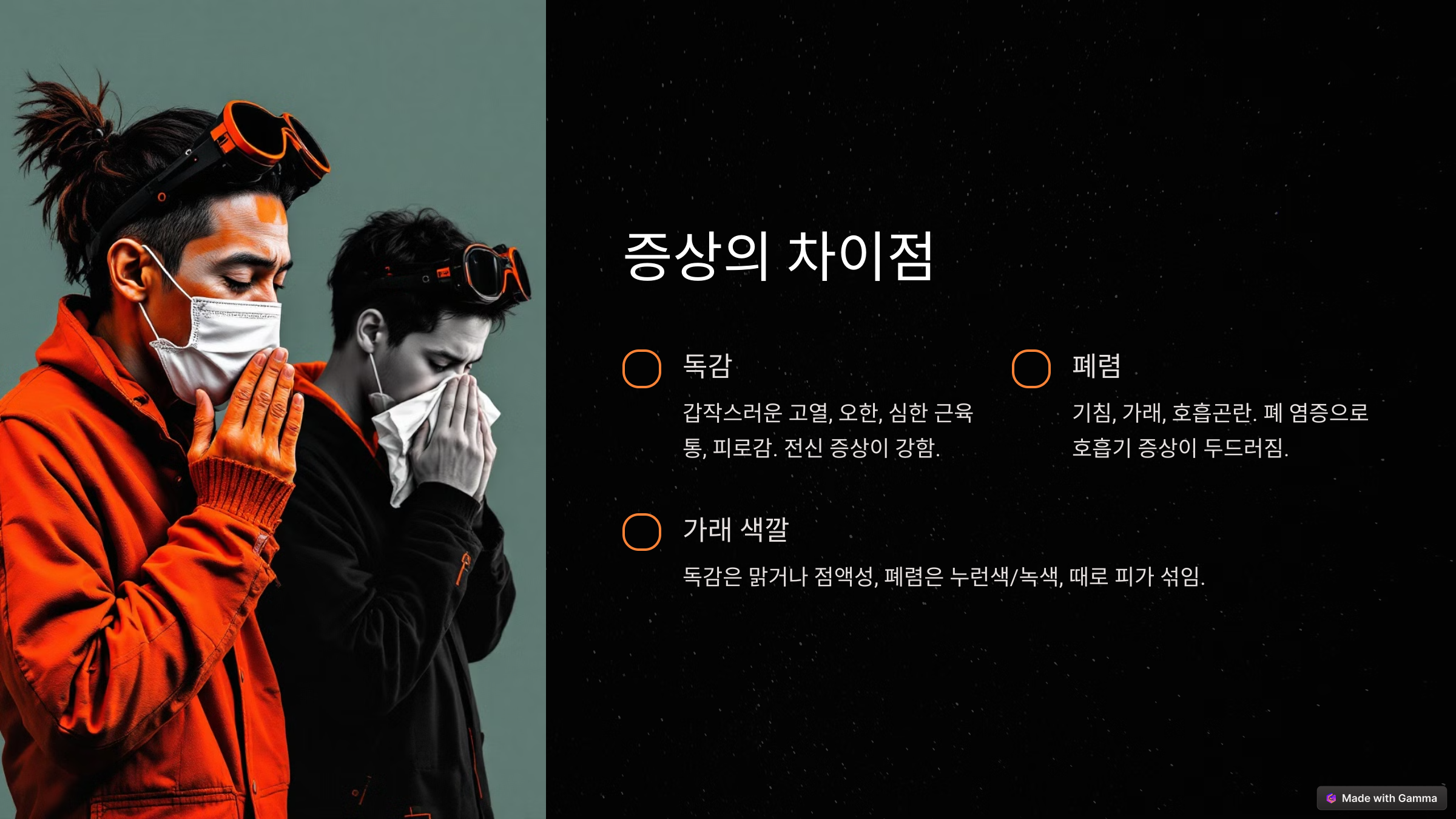 독감 vs 폐렴, 증상 헷갈리면 위험! 정확한 구별법