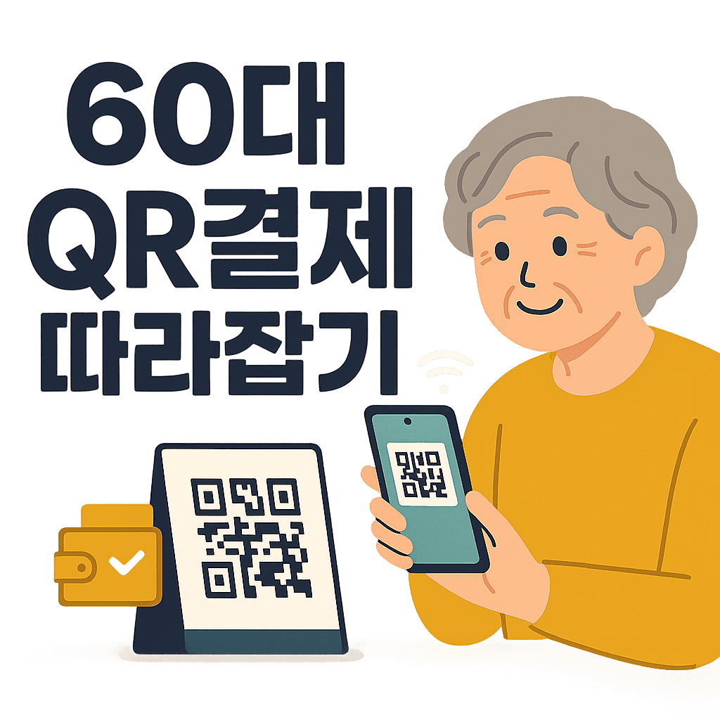 60대 QR결제 방법