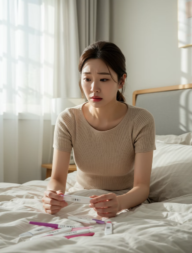 임신테스트기 두 줄 오류