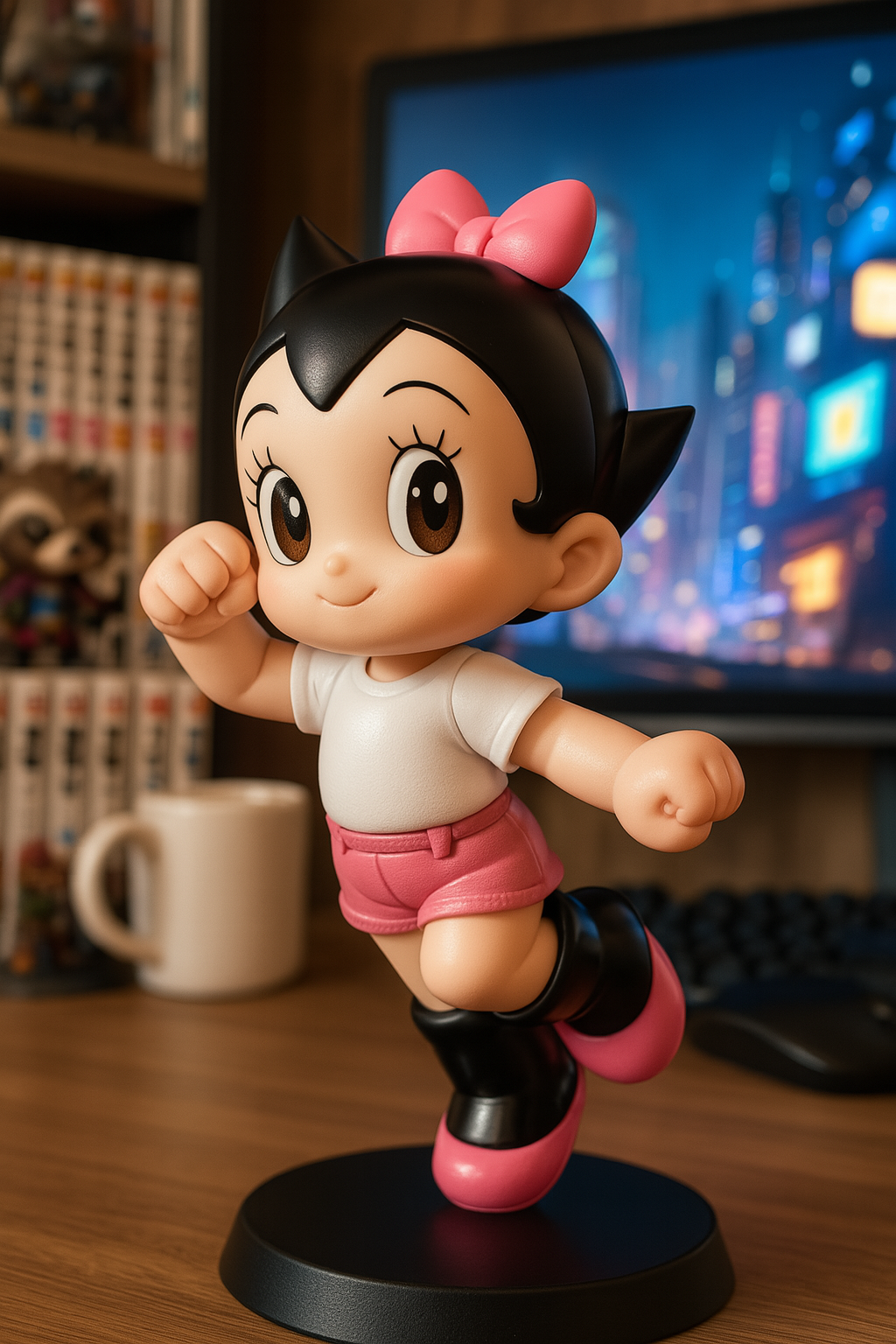 alt='아톰 여동생 피규어 만들기 2차로 만들기"