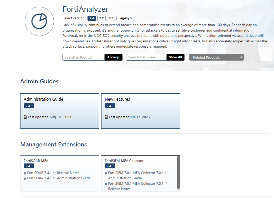Fortianalyzer firmware upgrade