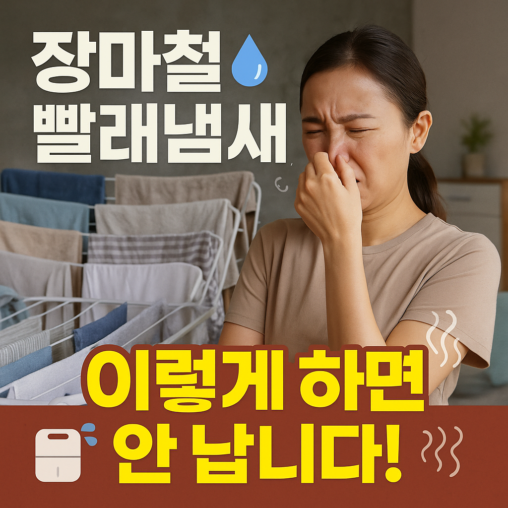 빨래 냄새 없애는 방법
