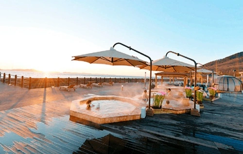 강화-석모도-미네랄-온천-석양