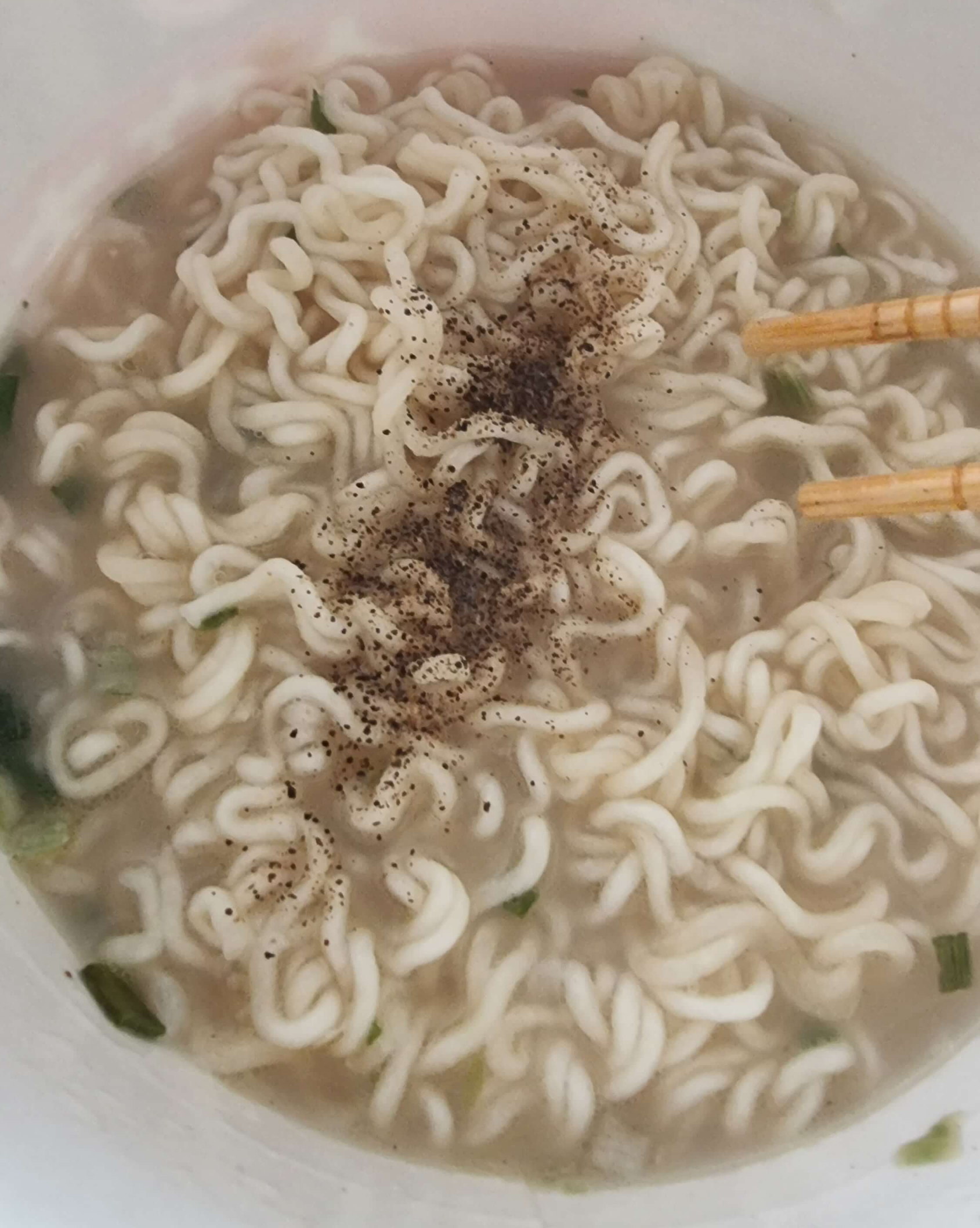 순후추를 더 넣은 순후추라면