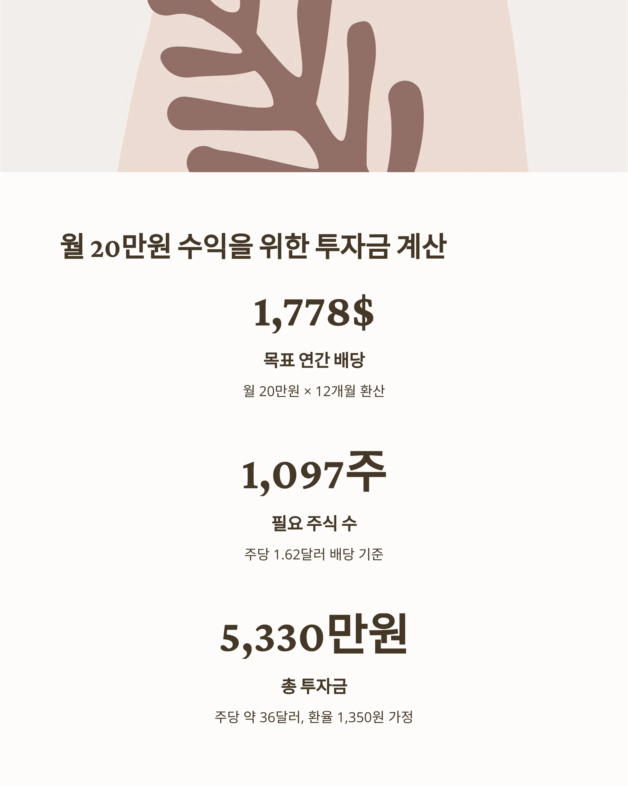 월 20만 원 목표, SPHD 월배당 ETF