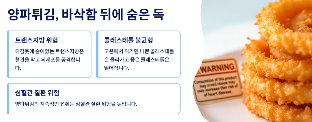 양파튀김, 바삭함 뒤에 숨은 독