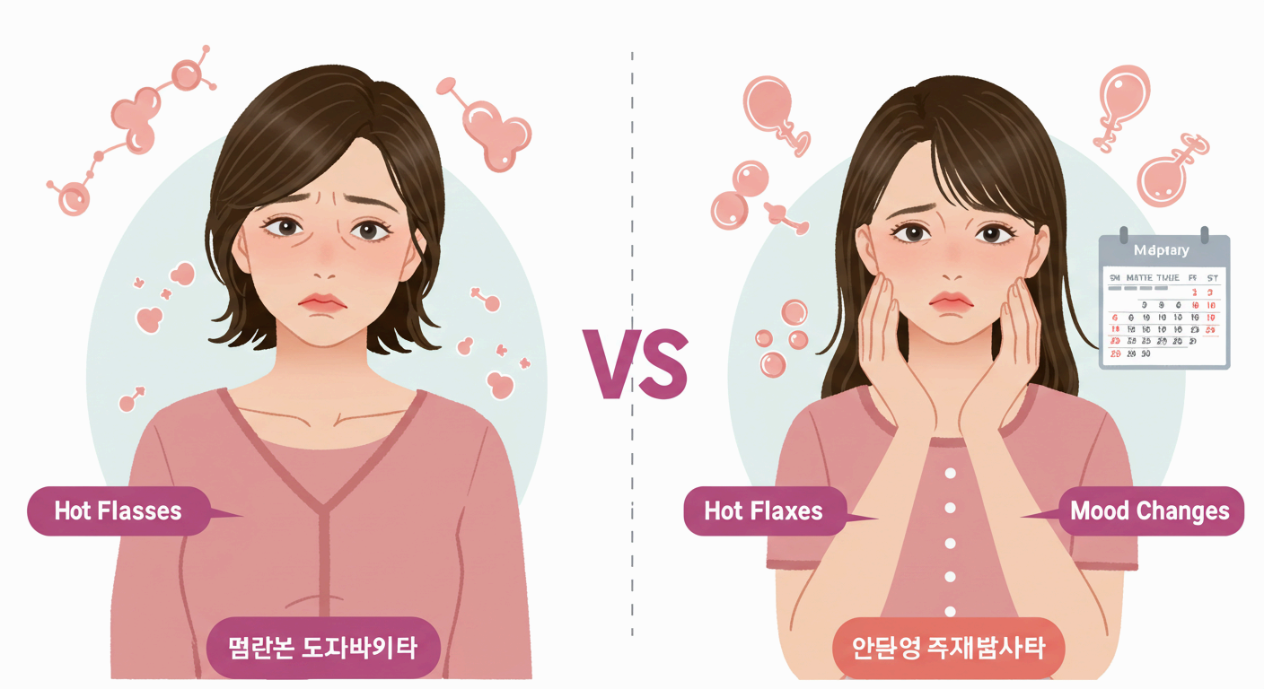 갱년기 열 오르는증상&amp;#44; 극복방법 (+갱년기 증상 자가진단)