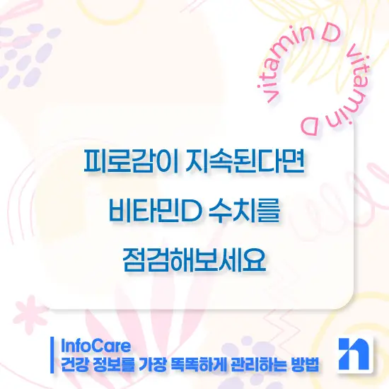 비타민D 결핍 부족증상 해결방법
