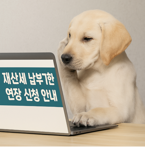 재산세 납부기한 연장 신청 안내