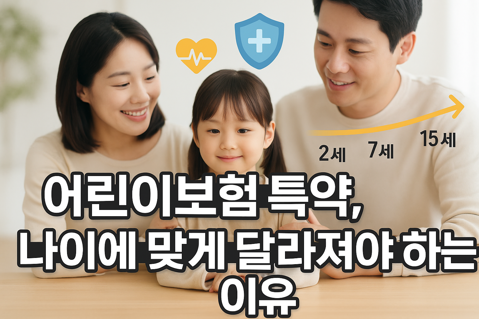 어린이보험 특약, 나이에 맞게 달라져야 하는 이유