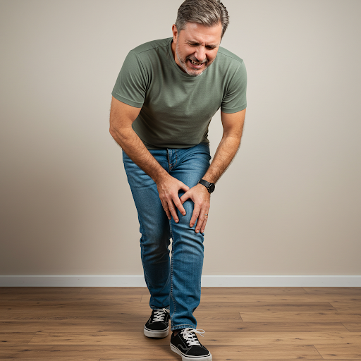 무릎 통증 사진