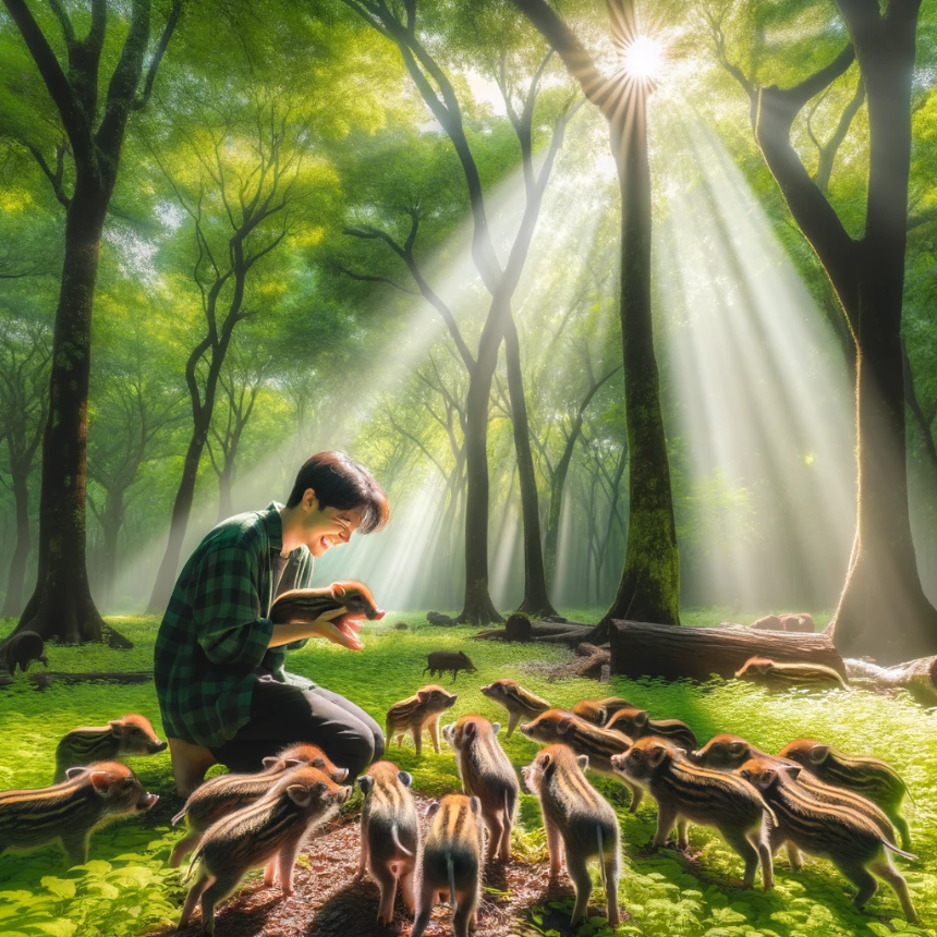 새끼 멧돼지 꿈해몽