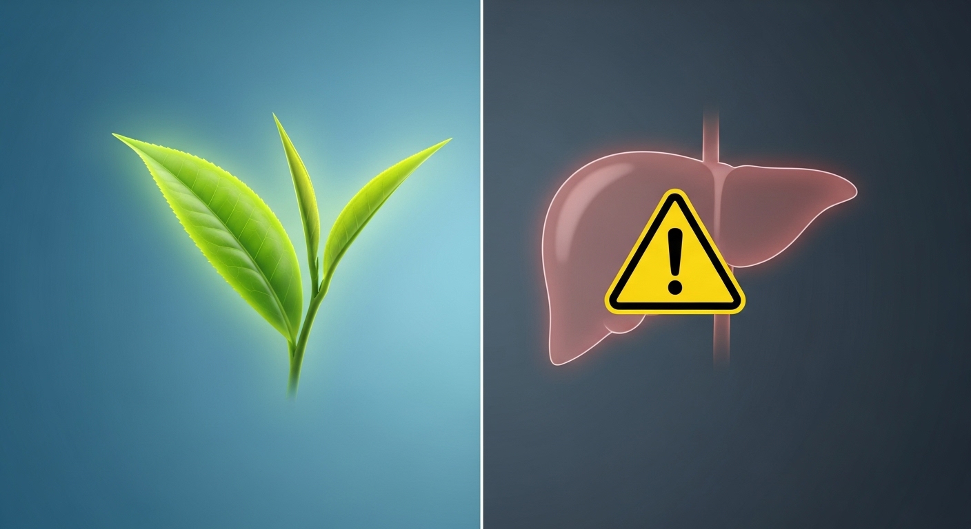 녹차 카테킨의 위험한 부작용: 간 손상을 피하는 하루 안전 상한선은?