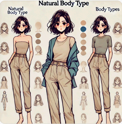 퍼스널컬러-내추럴체형