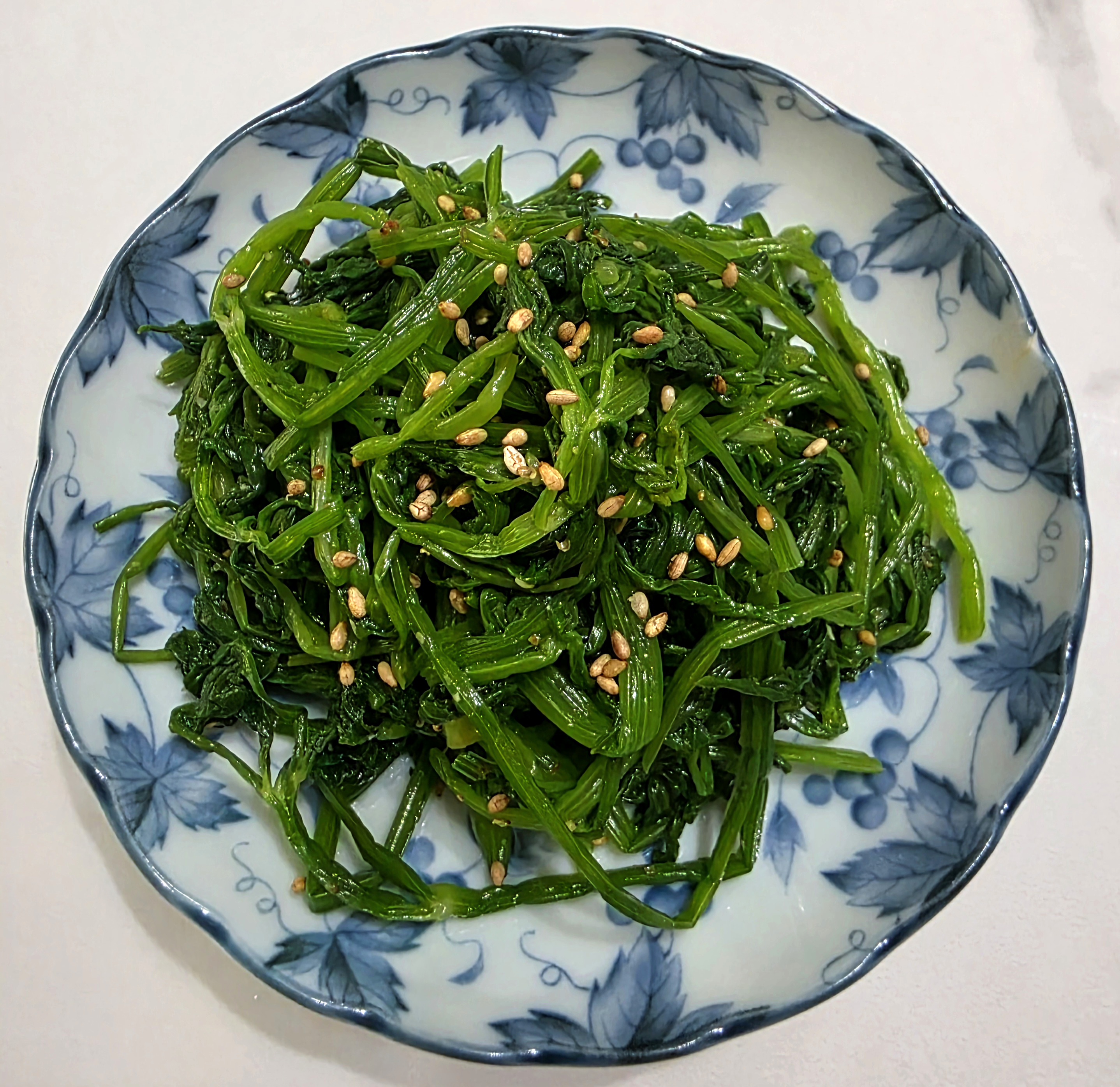 미나리-무침-완성됬어요.