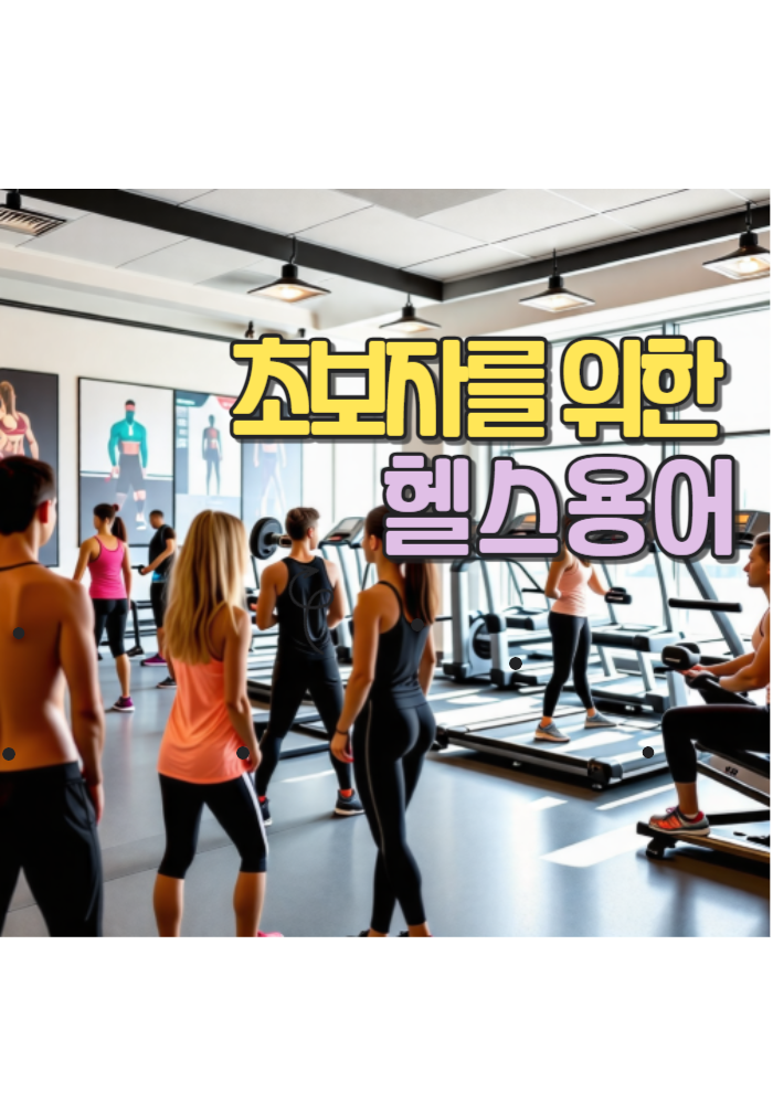 1.초보자 헬스 용어