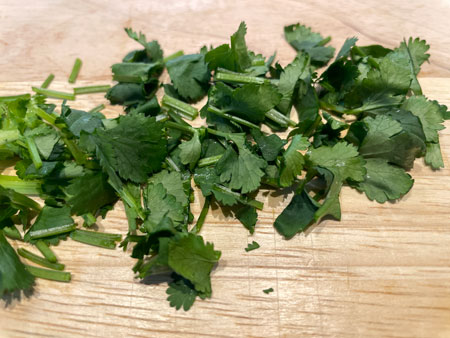 살사소스 만들기 - 고수