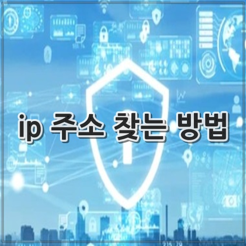 ip 주소 찾는 방법
