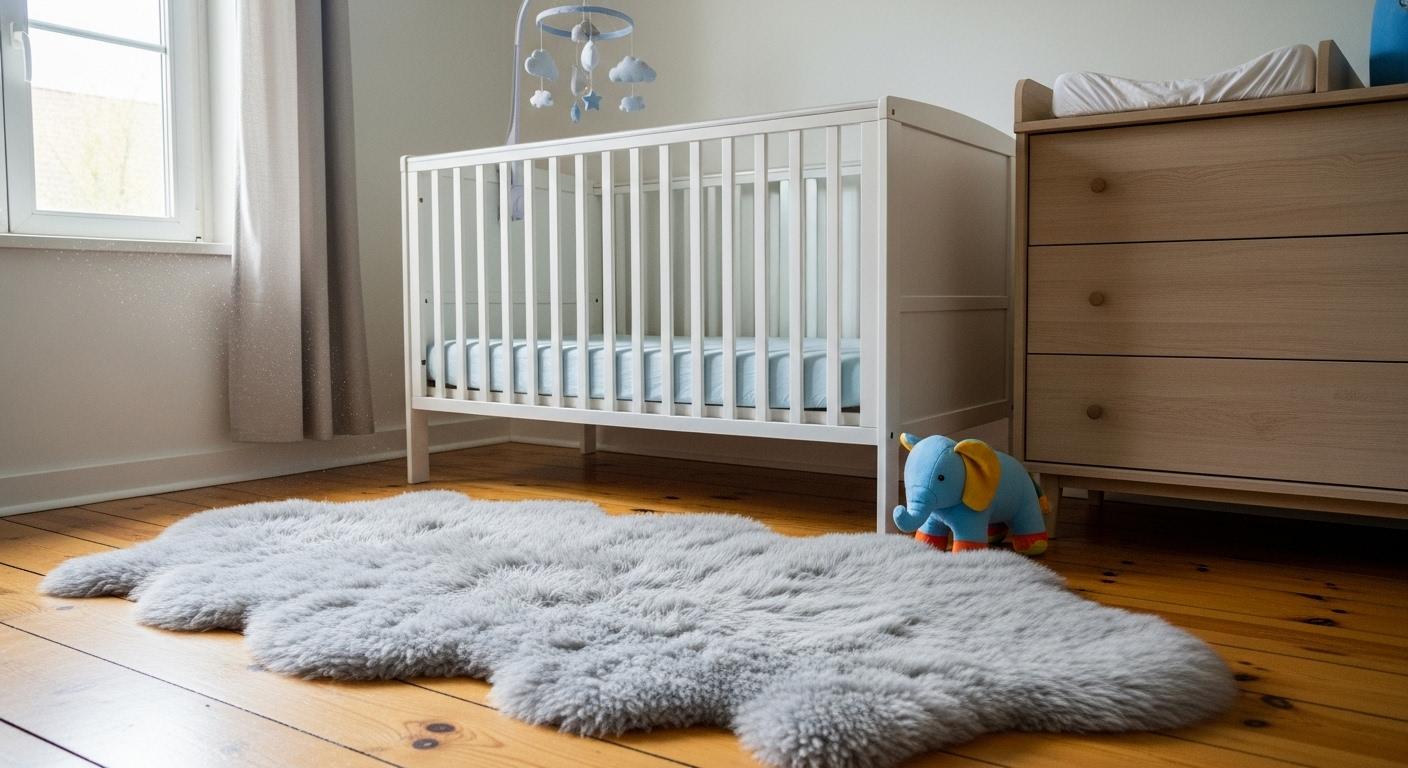 아기방 러그 단모