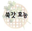 이 이미지를 클릭하시면 쑥갓의 효능에 관한 포스팅으로 이동 됩니다.