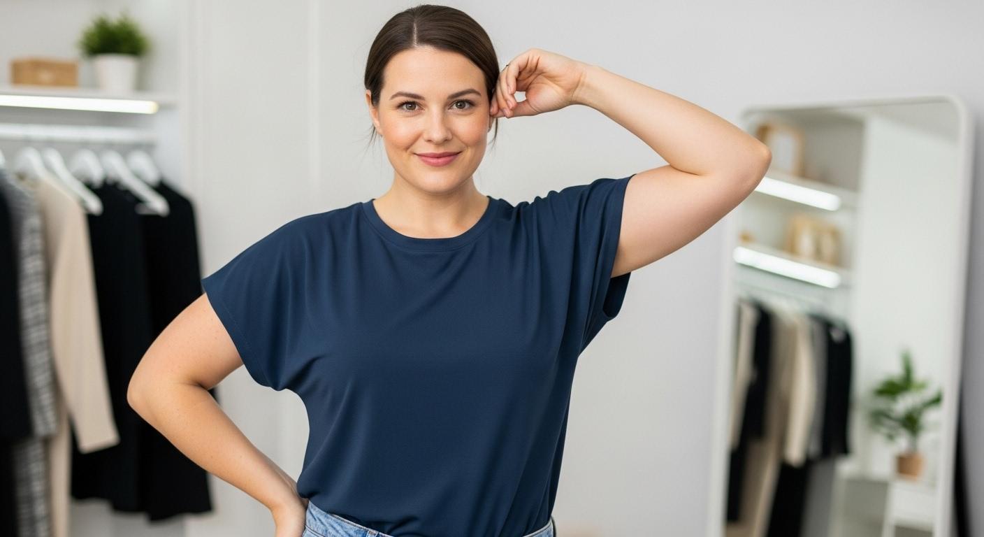 팔뚝살 커버 반팔