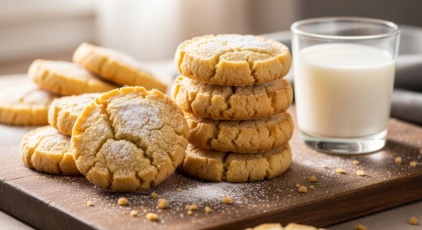 고소하고 부드러운 탈지분유 쿠키 탈지분유 사브레 만들기