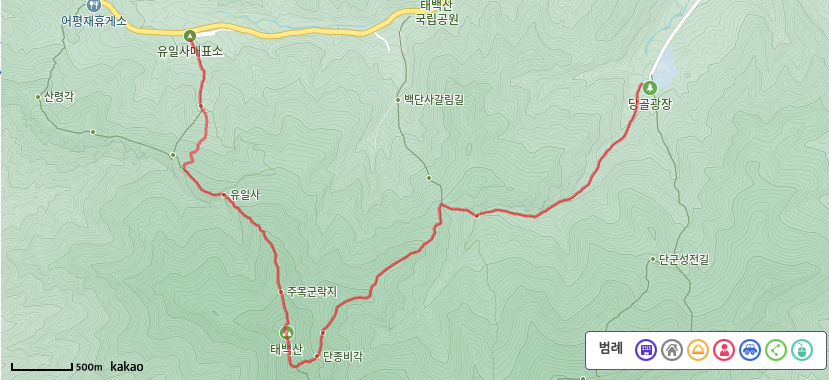 태백산 등산코스