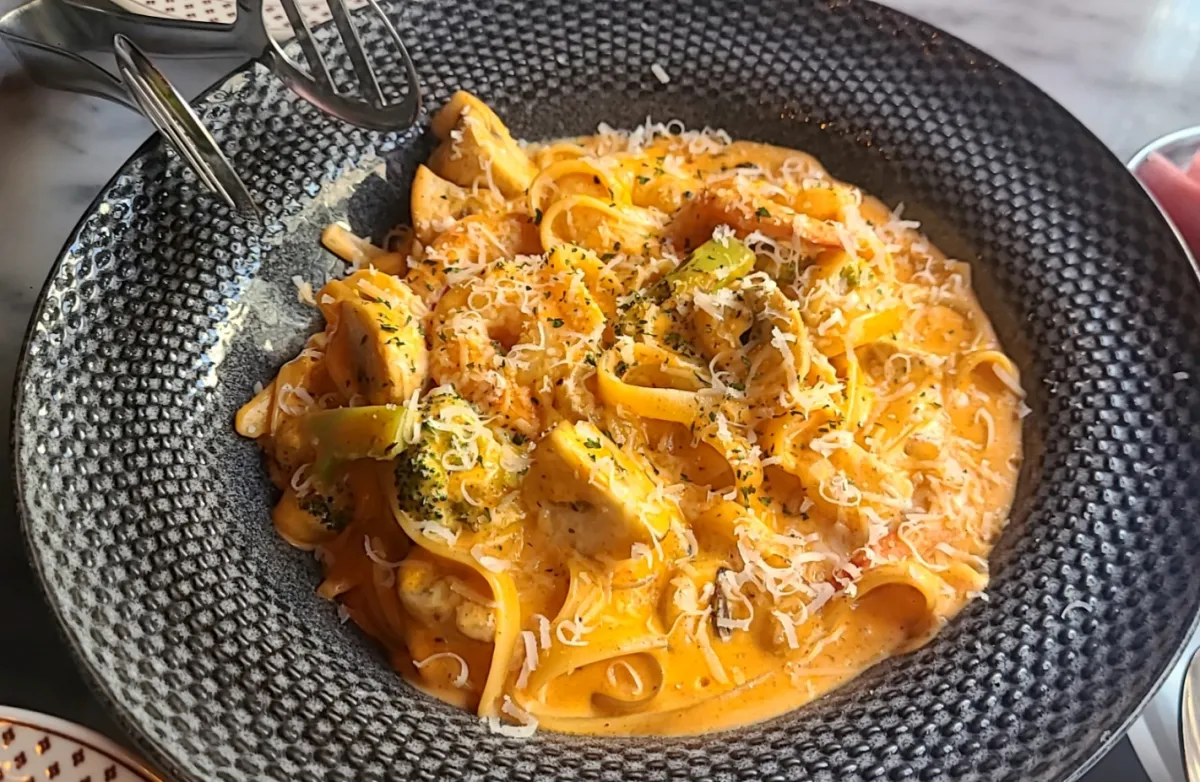 새우투움바스파이시크림파스타