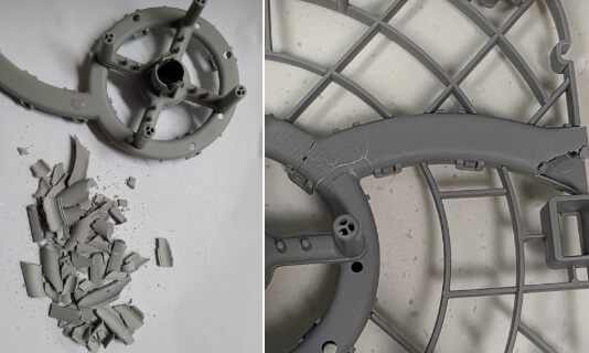 내부 부품 부러짐