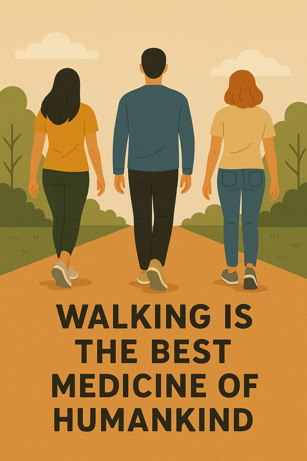 Walking is the best medicine of humankind