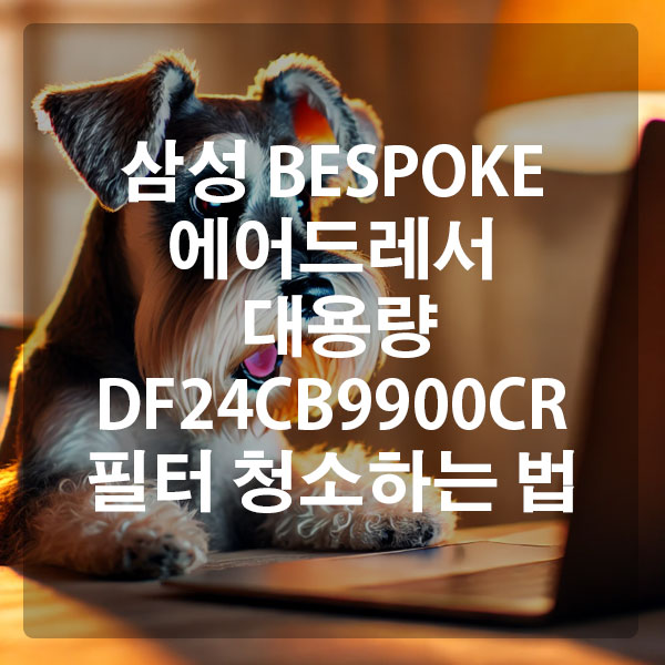 삼성 BESPOKE 에어드레서 대용량 5~9벌 DF24CB9900CR 필터 청소하는 법
