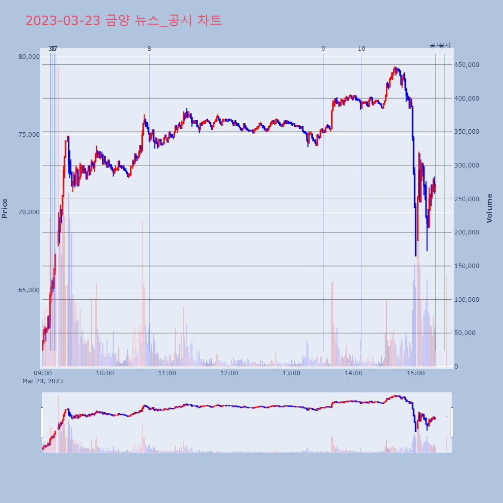 금양_뉴스공시차트