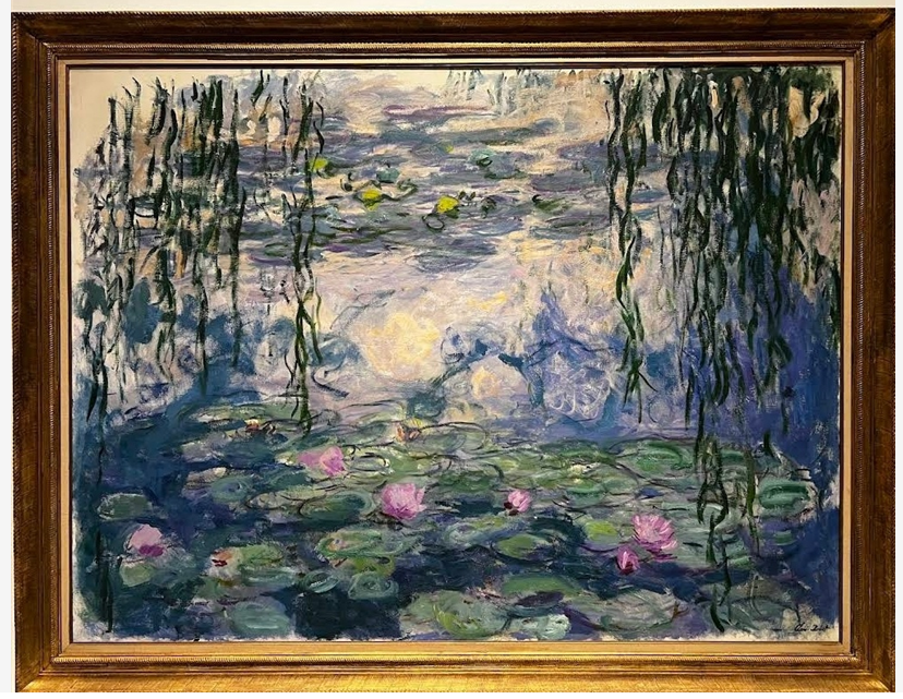 모네의 수련 전시