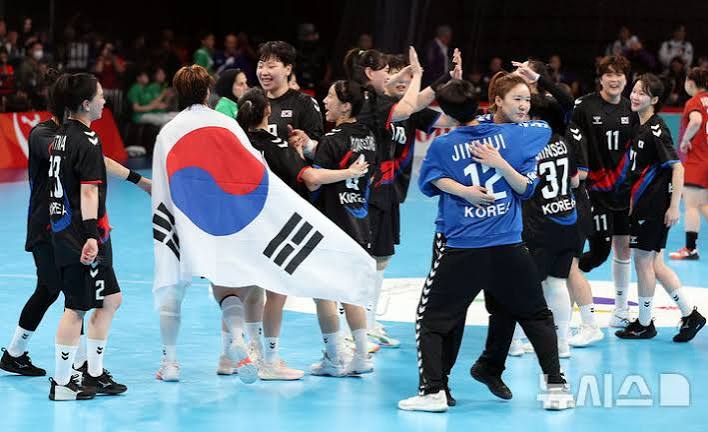 아시안게임 여자핸드볼 금메달